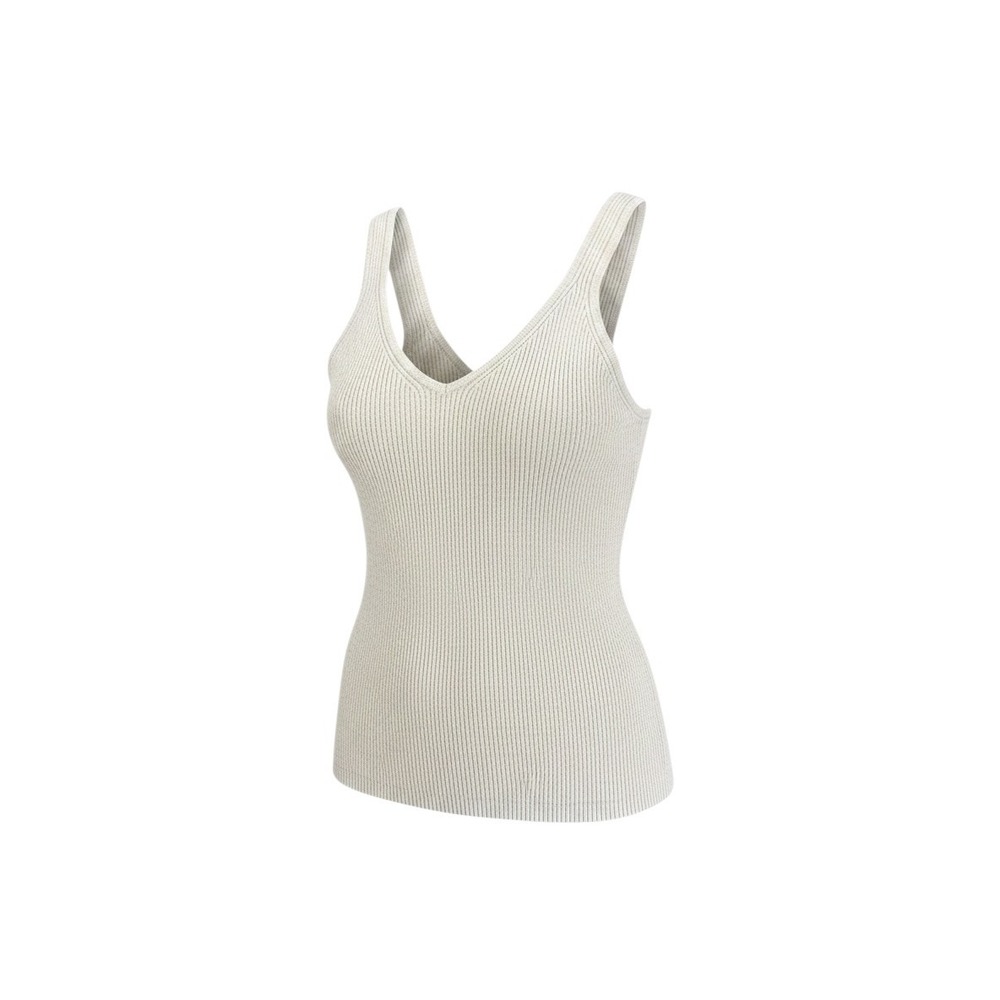 Banana Republic Women's Biege Scoop Neck Sleeveless Tank Top XS